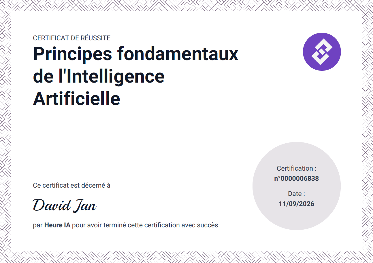 Principes fondamentaux de l&rsquo;Intelligence Artificielle