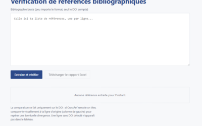 Vérification de références bibliographiques